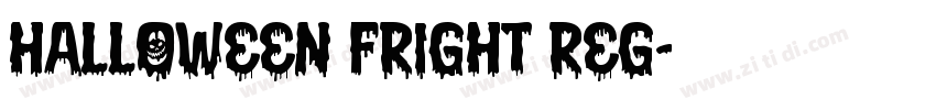 Halloween Fright Reg字体转换
